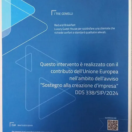 Couette-café I 3 Gemelli San Benedetto del Tronto